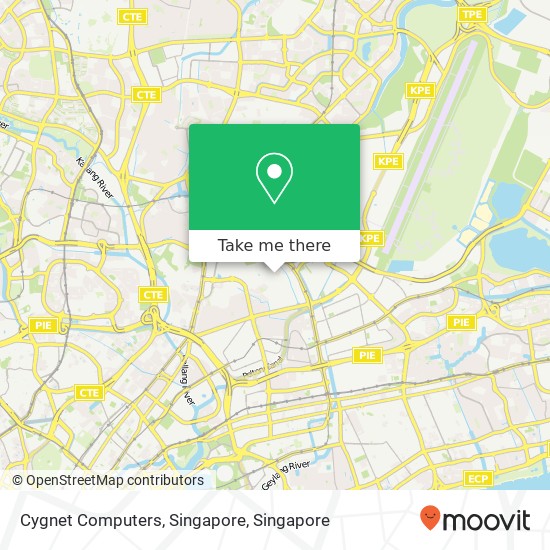 Cygnet Computers, Singapore map