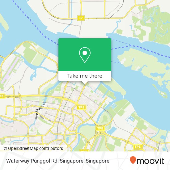 Waterway Punggol Rd, Singapore map