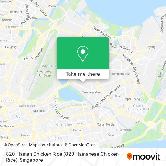 820 Hainan Chicken Rice map