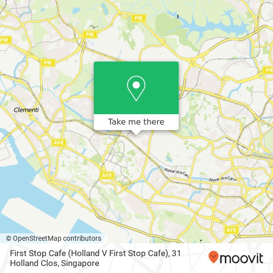 First Stop Cafe (Holland V First Stop Cafe), 31 Holland Clos地图