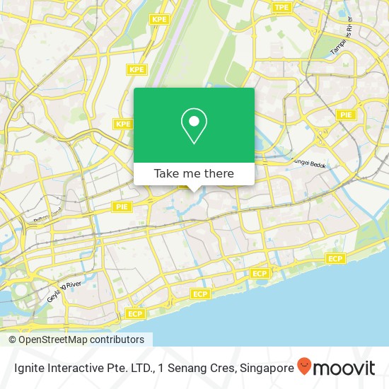 Ignite Interactive Pte. LTD., 1 Senang Cres地图