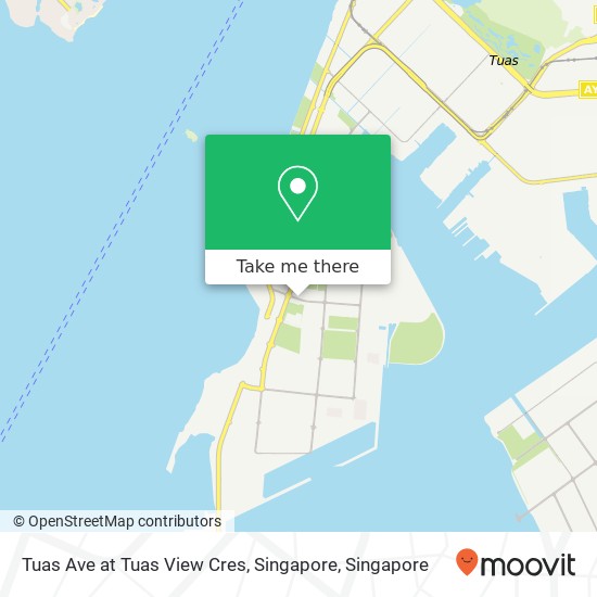 Tuas Ave at Tuas View Cres, Singapore地图