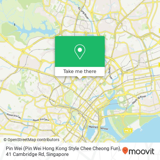 Pin Wei (Pin Wei Hong Kong Style Chee Cheong Fun), 41 Cambridge Rd map