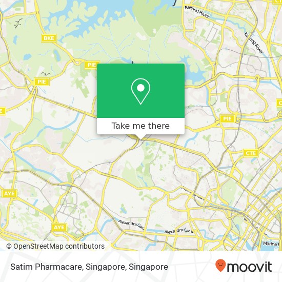 Satim Pharmacare, Singapore地图
