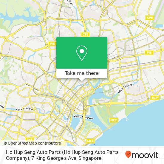 Ho Hup Seng Auto Parts (Ho Hup Seng Auto Parts Company), 7 King George's Ave地图