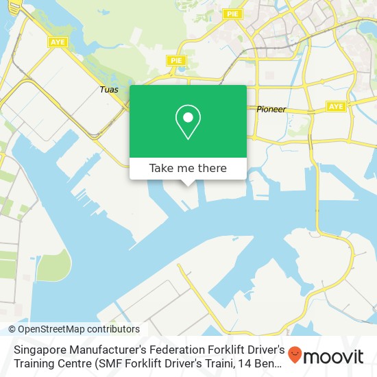 Singapore Manufacturer's Federation Forklift Driver's Training Centre map