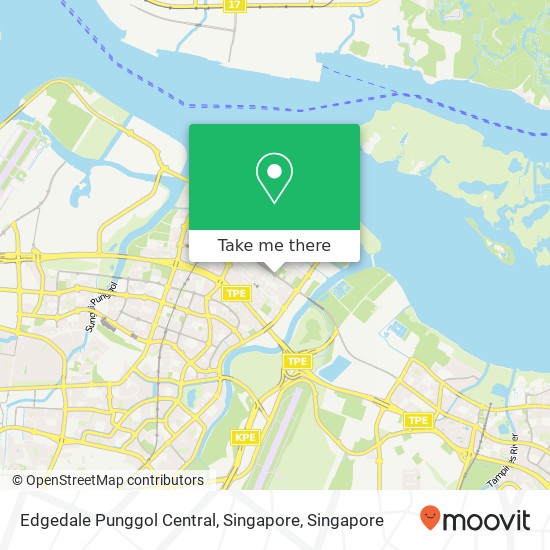 Edgedale Punggol Central, Singapore地图