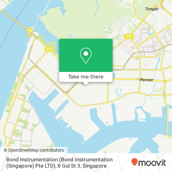 Bond Instrumentation (Bond Instrumentation (Singapore) Pte LTD), 8 Gul St 3 map