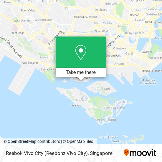 Reebok Vivo City (Reebonz Vivo City) map