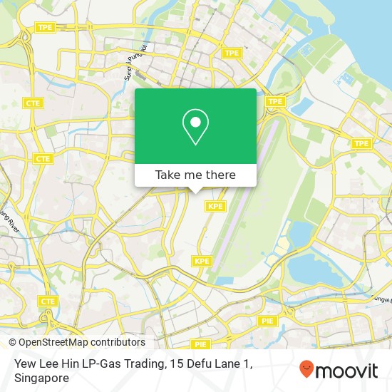 Yew Lee Hin LP-Gas Trading, 15 Defu Lane 1地图