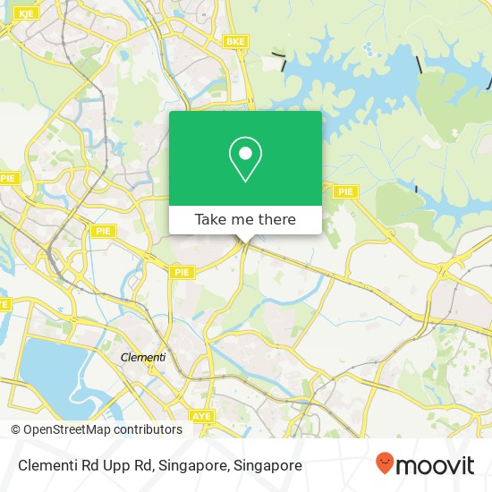 Clementi Rd Upp Rd, Singapore map