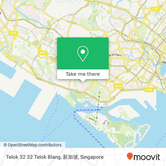 Telok 32 32 Telok Blang, 新加坡地图