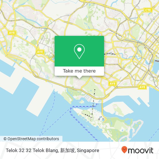 Telok 32 32 Telok Blang, 新加坡地图