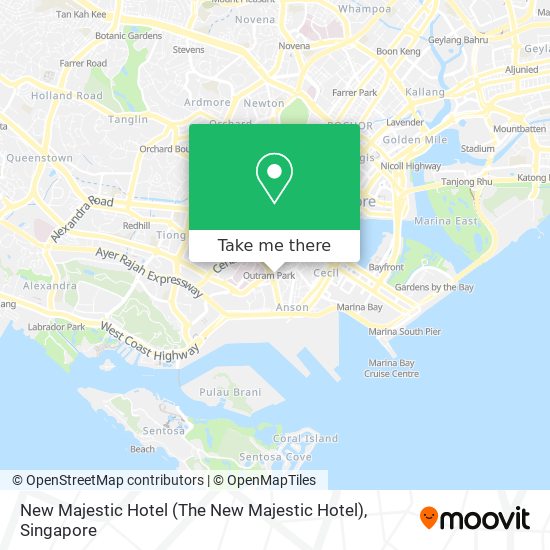 New Majestic Hotel map