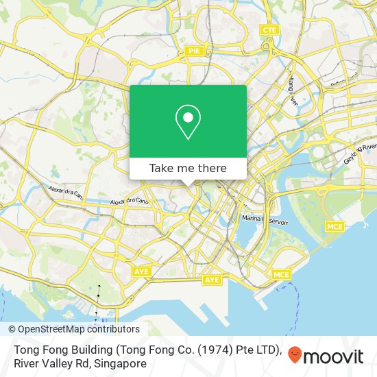 Tong Fong Building (Tong Fong Co. (1974) Pte LTD), River Valley Rd地图