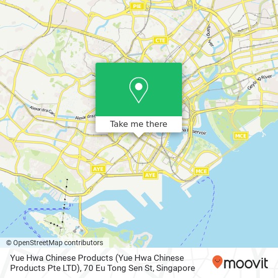 Yue Hwa Chinese Products (Yue Hwa Chinese Products Pte LTD), 70 Eu Tong Sen St map