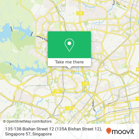 135-138 Bishan Street 12 (135A Bishan Street 12), Singapore 57地图