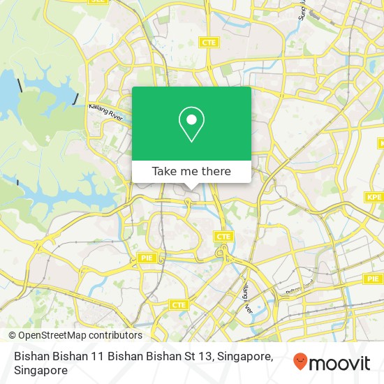 Bishan Bishan 11 Bishan Bishan St 13, Singapore地图