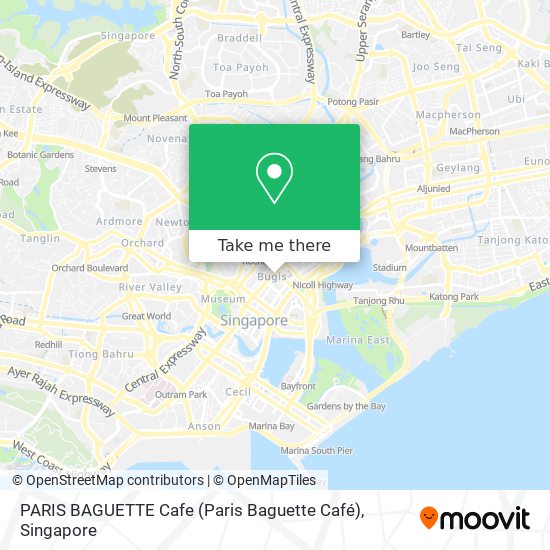 PARIS BAGUETTE Cafe (Paris Baguette Café)地图