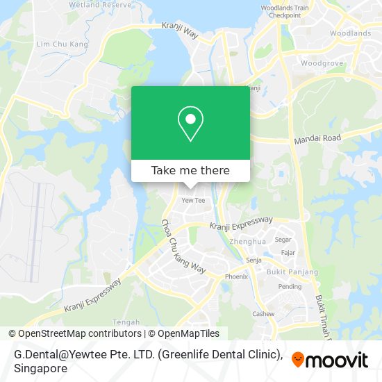 G.Dental@Yewtee Pte. LTD. (Greenlife Dental Clinic) map