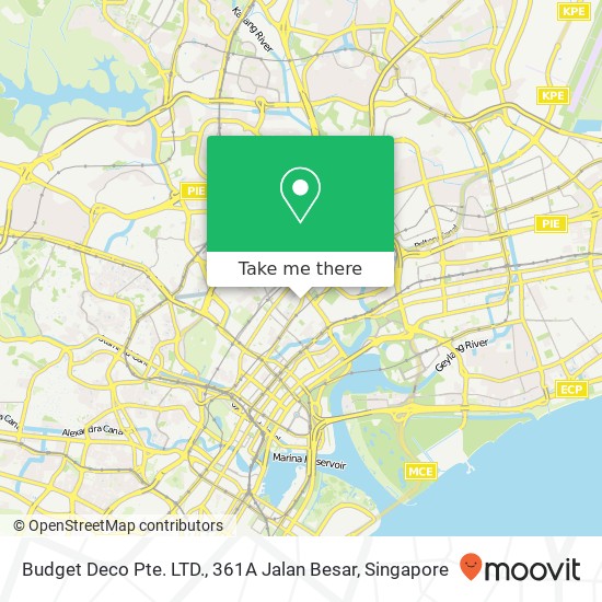 Budget Deco Pte. LTD., 361A Jalan Besar map