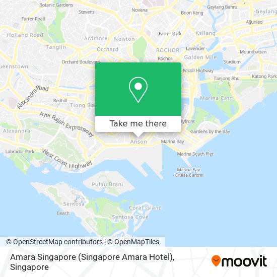 Amara Singapore (Singapore Amara Hotel) map