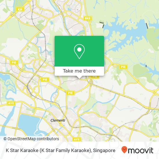 K Star Karaoke map