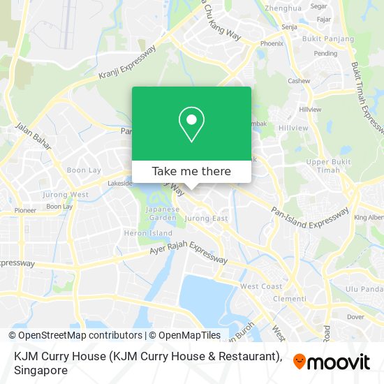 KJM Curry House map