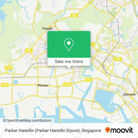 Parker Hannifin (Parker Hannifin S'pore) map