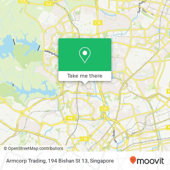 Armcorp Trading, 194 Bishan St 13 map