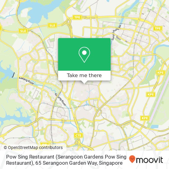 Pow Sing Restaurant (Serangoon Gardens Pow Sing Restaurant), 65 Serangoon Garden Way map