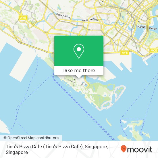 Tino's Pizza Cafe (Tino's Pizza Café), Singapore地图