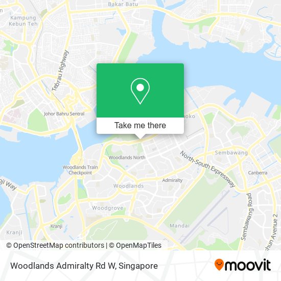 Woodlands Admiralty Rd W地图