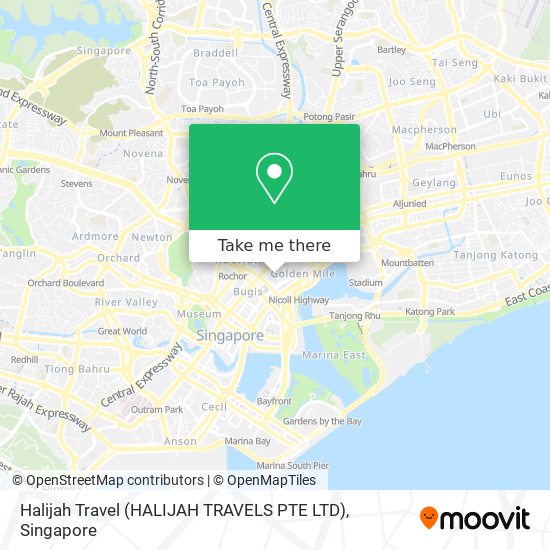 Halijah Travel (HALIJAH TRAVELS PTE LTD) map