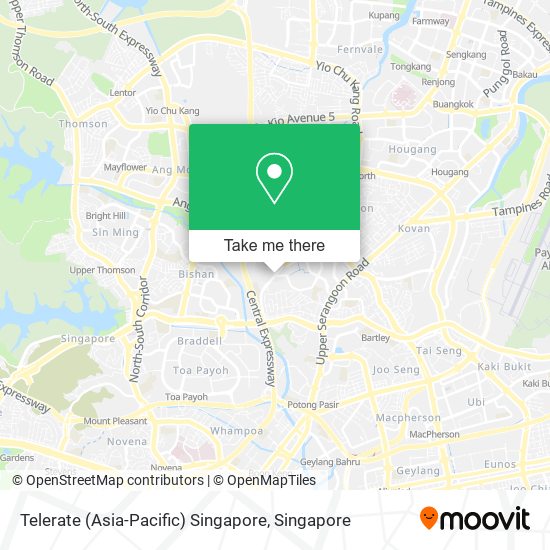 Telerate (Asia-Pacific) Singapore map