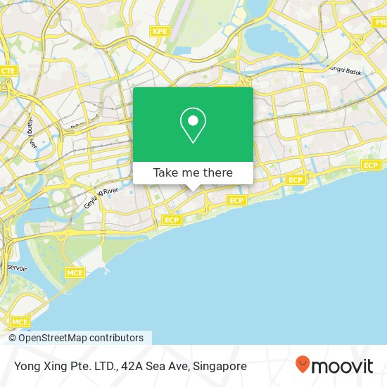 Yong Xing Pte. LTD., 42A Sea Ave map