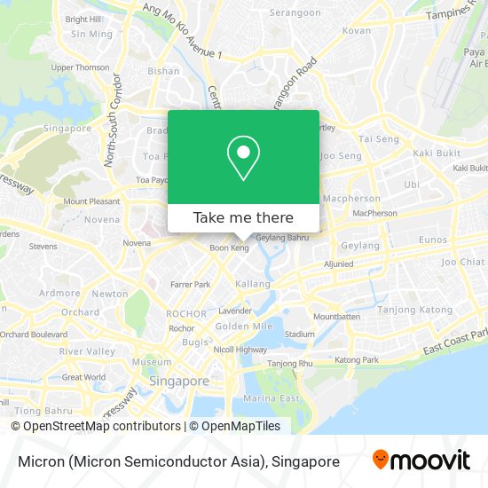 Micron (Micron Semiconductor Asia) map