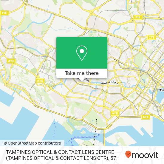 TAMPINES OPTICAL & CONTACT LENS CENTRE (TAMPINES OPTICAL & CONTACT LENS CTR), 57 Dawson Rd地图