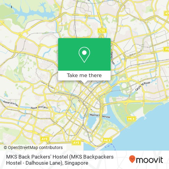 MKS Back Packers' Hostel (MKS Backpackers Hostel - Dalhousie Lane) map