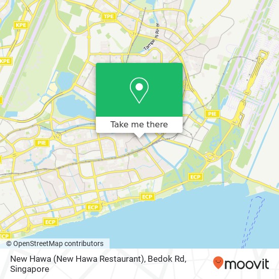 New Hawa (New Hawa Restaurant), Bedok Rd map