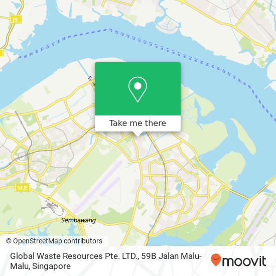 Global Waste Resources Pte. LTD., 59B Jalan Malu-Malu map