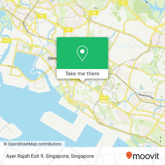 Ayer Rajah Exit 9, Singapore map