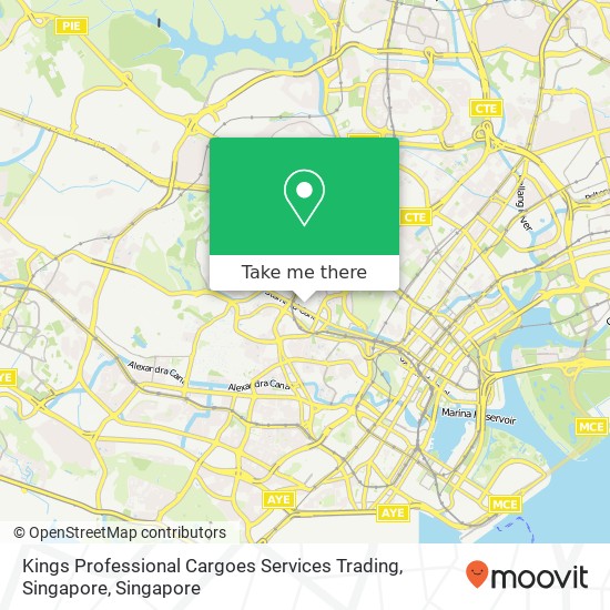 Kings Professional Cargoes Services Trading, Singapore地图
