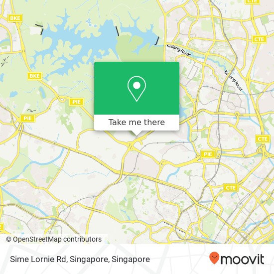 Sime Lornie Rd, Singapore map