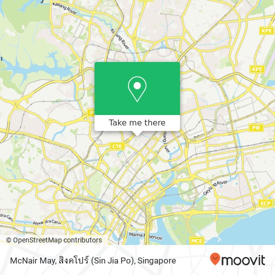 McNair May, สิงคโปร์ (Sin Jia Po) map