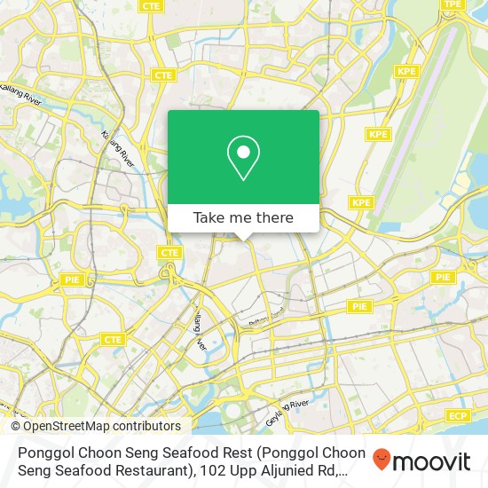 Ponggol Choon Seng Seafood Rest (Ponggol Choon Seng Seafood Restaurant), 102 Upp Aljunied Rd地图