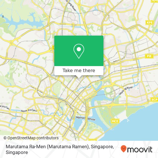 Marutama Ra-Men (Marutama Ramen), Singapore map