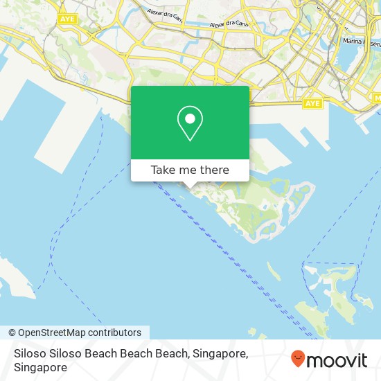 Siloso Siloso Beach Beach Beach, Singapore地图