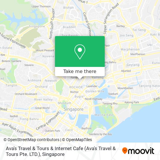 Ava's Travel & Tours & Internet Cafe (Ava's Travel & Tours Pte. LTD.) map