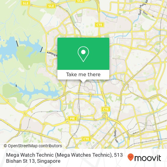 Mega Watch Technic (Mega Watches Technic), 513 Bishan St 13地图